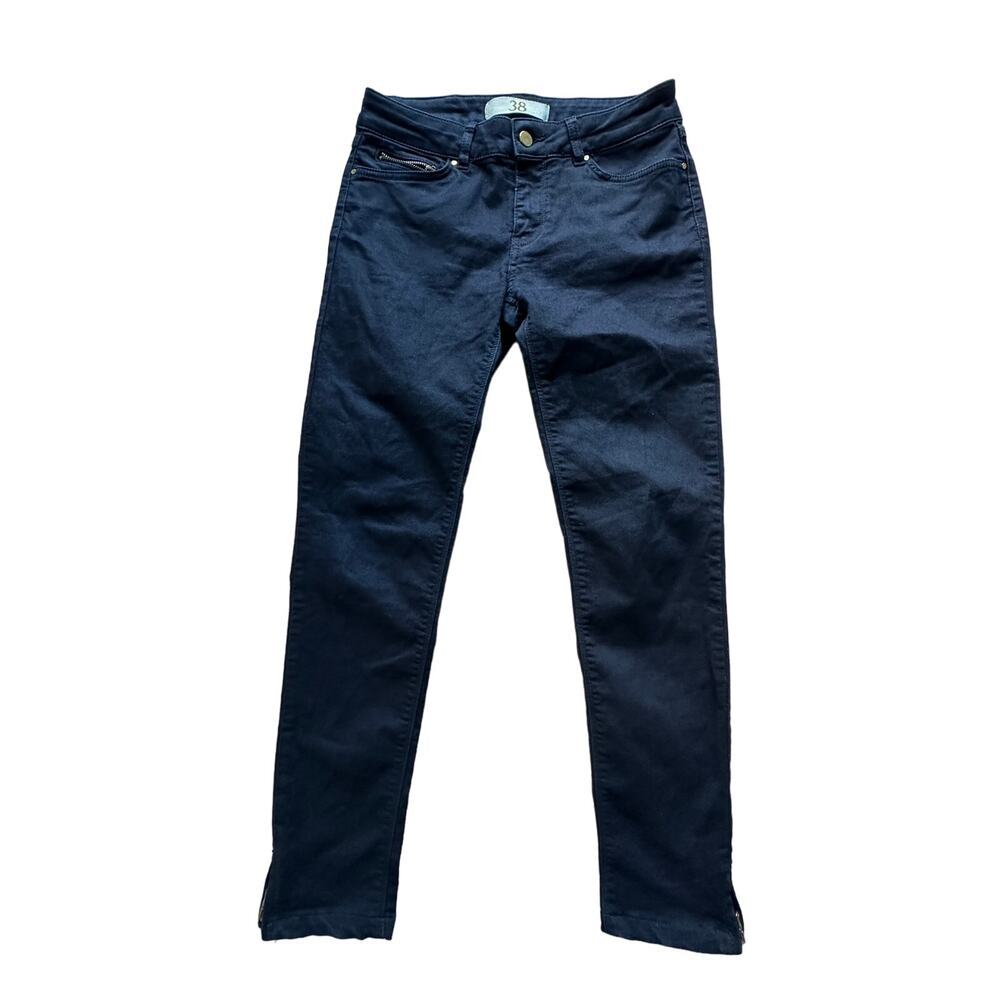 Zara Basic Denim‎ dep jeans ankle Zip size 6
